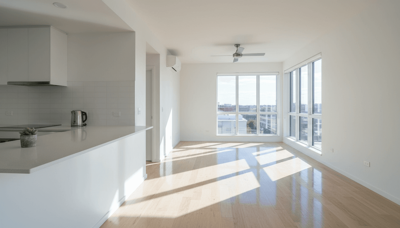 Bright and spotless apartment after a professional end of tenancy clean